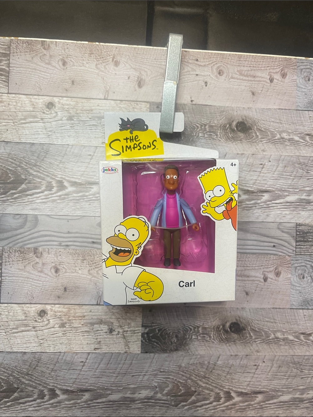 The Simpsons Carl Action Figure - Pink & Light Blue Outfit